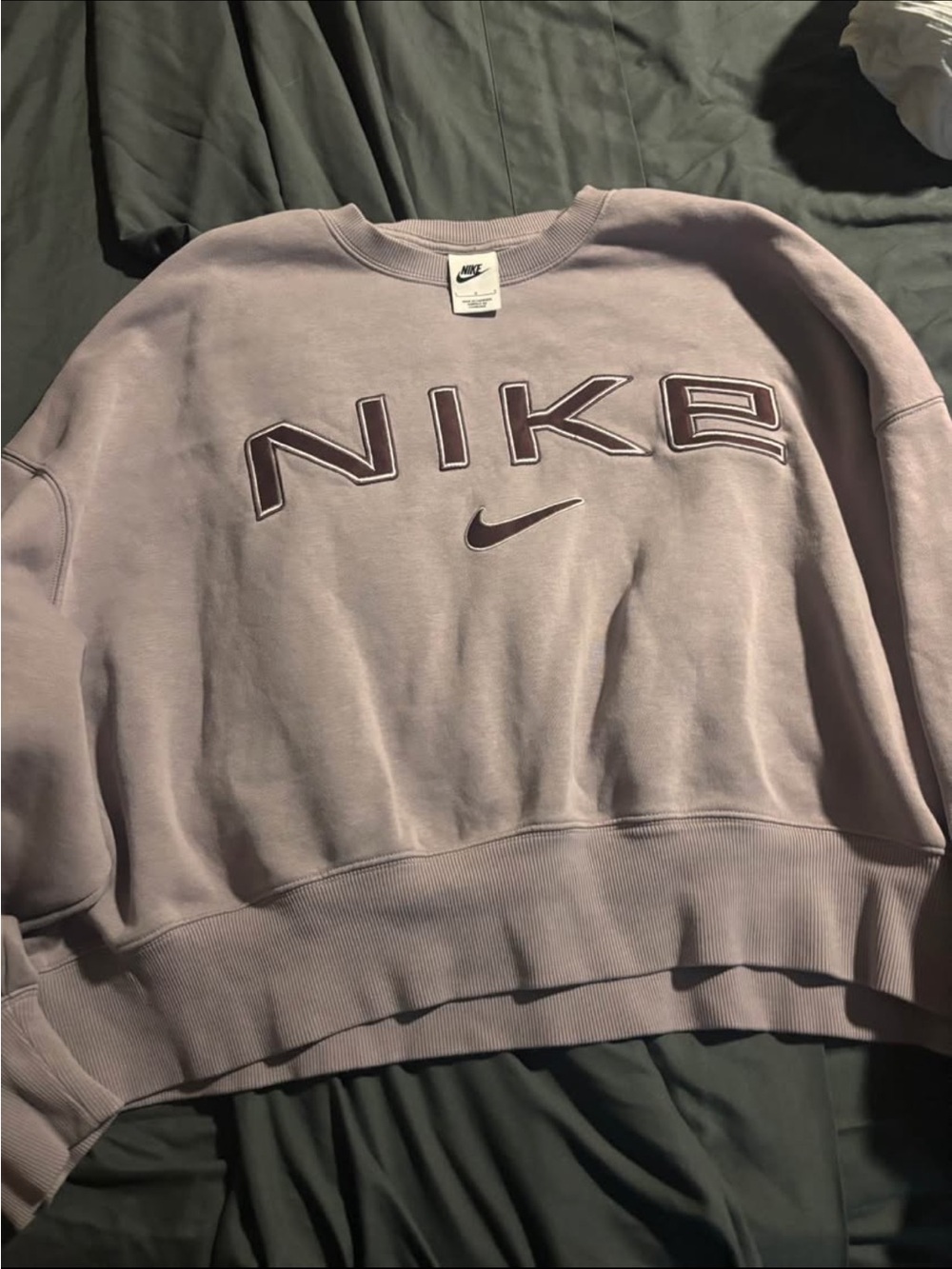Nike Lavender/Plum Oversized Crewneck Sweatshirt